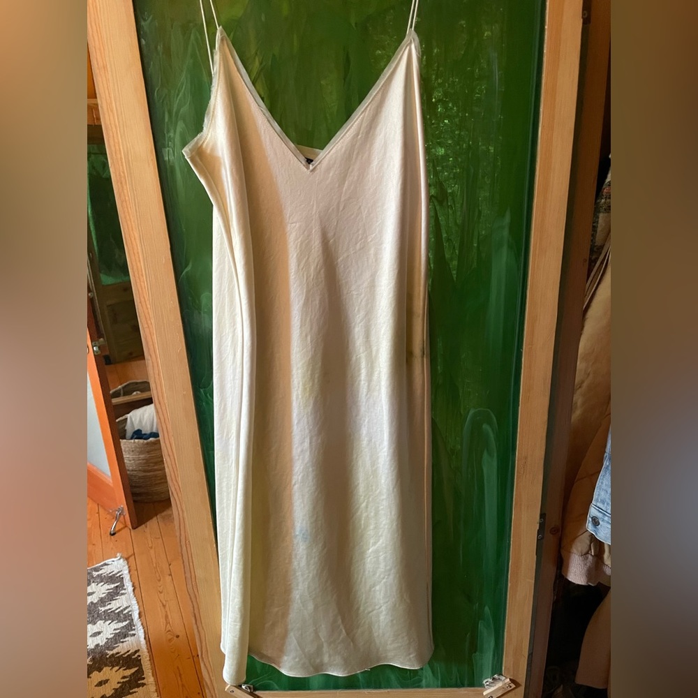 A.O.T.C. Silk Slip Dress